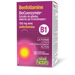 Natural Factors BioCoenzymated™ Benfotiamine • B1 plus Sulbutiamine   150 mg  30 Vegetarian Capsules