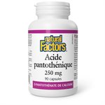 Natural Factors Pantothenic Acid  250 mg  90 Capsules