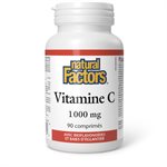 Natural Factors Vitamin C   plus Bioflavonoids & Rosehips   1000 mg  90 Tablets