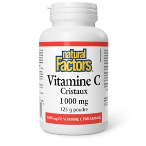 Natural Factors Vitamin C Crystals 1000 mg 125 g Powder