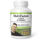 Natural Factors Hommes MultiFactors   90 capsules végétariennes