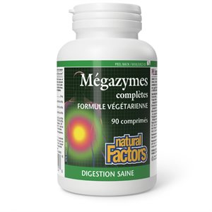 Natural Factors Complete Megazymes Vegetarian Formula 90 Tablets