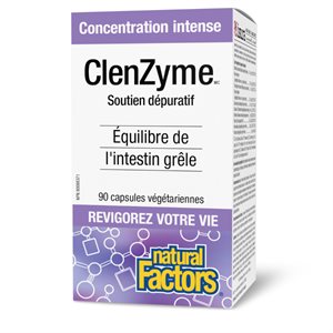 Natural Factors ClenZyme Concentration intense 90 capsules végétariennes