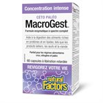 Natural Factors Macrogest® Keto Paleo  Intensive Strength   60 Delayed Release Capsules