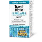 Natural Factors Travel Biotic BB536  10 milliards cultures probiotiques vivantes  60 capsules végétariennes