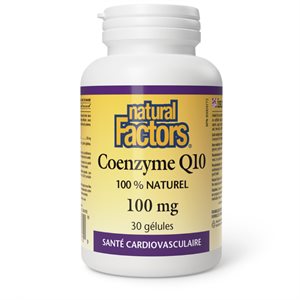 Natural Factors Coenzyme Q10 100 mg 30 gélules
