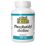 Natural Factors Phosphatidyl Choline  420 mg  90 Softgels