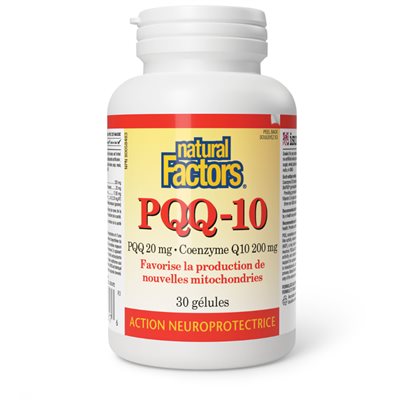 Natural Factors PQQ-10 PQQ 20 mg · Coenzyme Q10 200 mg 30 Softgels