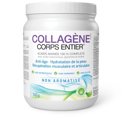 Collagène Corps Entier Collegène Corps entier 500 g poudre non aromatisé Collagène Corps Entier Collegène Corps entier 500 g poudre non aromatisé