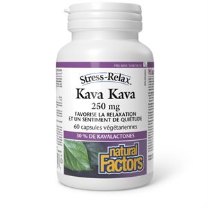 Natural Factors Kava Kava 250 mg 60 Vegetarian Capsules