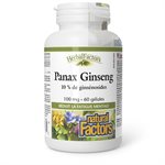 Natural Factors Panax Ginseng  100 mg  60 Softgels