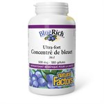 Natural Factors BlueRich® Super Strength Blueberry Concentrate  500 mg  180 Softgels