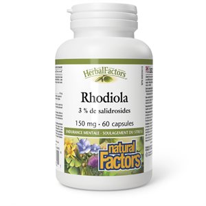 Natural Factors Rhodiola 150 mg 60 Capsules