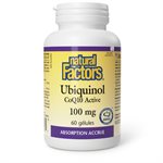 Natural Factors Ubiquinol Active CoQ10  100 mg  60 Softgels