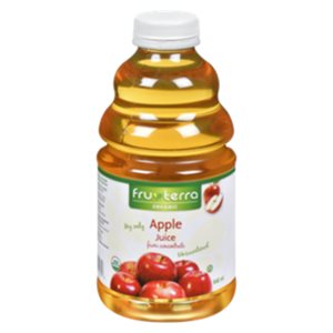 FRUTERRA ORGANIC APPLE JUICE 946ML