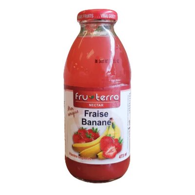 FRUTERRA STRAWBERRY BANANA NECTAR JUICE 473ML