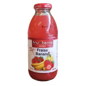 FRUTERRA JUS NECTAR FRAISE BANANE 473ML