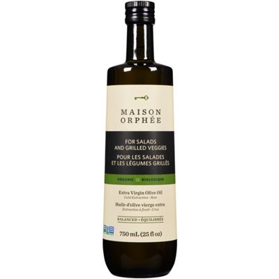 Maison Orphée Huile d'Olive Vierge Extra Biologique équilibrée 750 ml