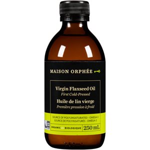 Maison OrphÃ©e Virgin Flaxseed Oil Organic 250 ml