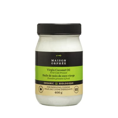 Maison Orphée Huile de coco vierge biologique 400g