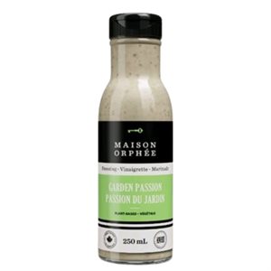 Maison Orphee Vinaigrette Marinade Passion Du Jardin 250ml