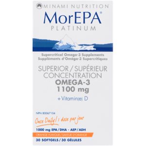 MorEPA Platinum Omega-3 1100mg Softgels 30 softgels