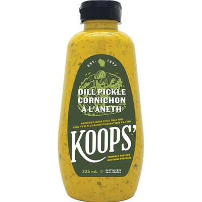 Koops' Organic Dill Pickle Mustard 325Ml