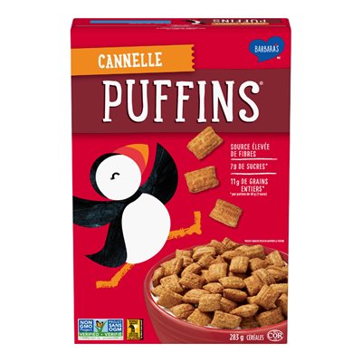 Barbara's Céréales Puffins Cannelle 283G