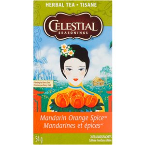 Celestial Seasonings Mandarin Orange Spice Herbal tea 20 Sachets