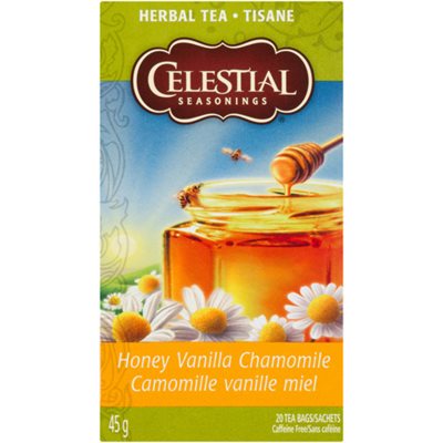 Celestial Seasonings Chamomile Vanilla Honey Herbal Tea 20 Sachets