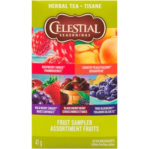 Celestial Seasonings Assorted Fruit Herbal Tea 20 Sachets