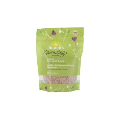 Mumms Organic Spicy Lentil Crunch 125 g