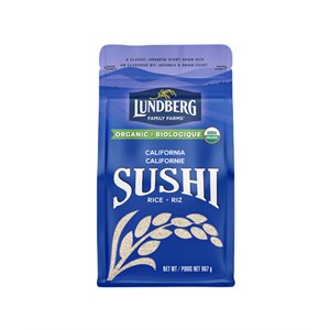 Lundberg Voyages Riz Sushi Biologique en Californie 907 g