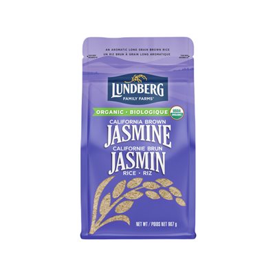 Lundberg Essences Organic California Brown Jasmine Rice 907 g 