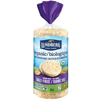 Lundberg Brown Rice Organic Rice Cakes Salt-Free 241 g 