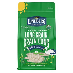 Lundberg Riz blanc grain long (regénératif) bio 907g