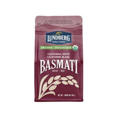 Lundberg Organic California White Basmati Rice 907 g