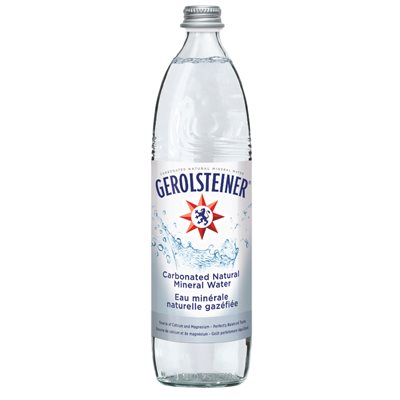 Gerolsteiner Carbonated Natural Mineral Water 750 ml 