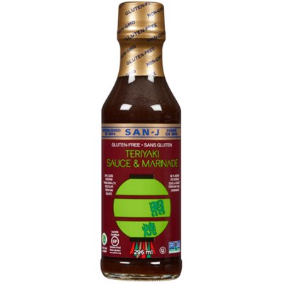 San-J Teriyaki Sauce 50 % Reduced Sodium 296ml