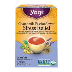 TISANE SOULAGEMENT DU STRESS CAMOMILLE PASSIFLORE