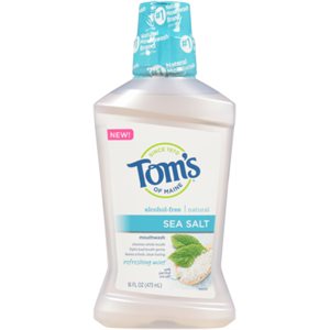 Tom's of Maine Mouthwash Sea Salt Refreshing Mint 473 ml 