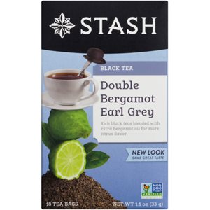 Stash Thé Noir Earl Grey à Double Bergamote 18 Sachets 33 g