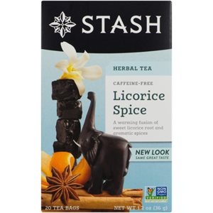 Stash Herbal Tea Licorice Spice 20 Tea Bags 36 g 36g