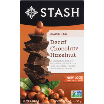 Stash Black Tea Decaf Chocolate Hazelnut 18 Tea Bags 36 g 36g