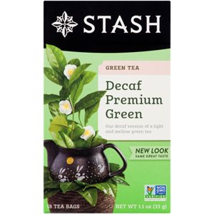 Stash Thé Vert de Qualité Décaféiné 18 Sachets 33 g