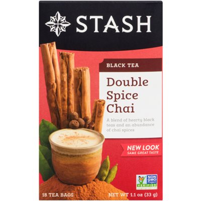 Stash Black Tea Double Spice Chai 18 Tea Bags 33 g 33g