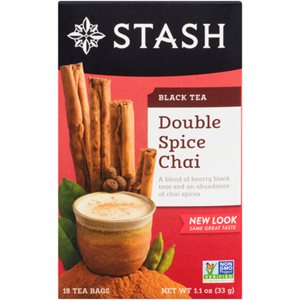 Stash Black Tea Double Spice Chai 18 Tea Bags 33 g 33g