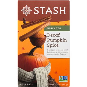 Stash Black Tea Decaf Pumpkin Spice 18 Tea Bags 33 g