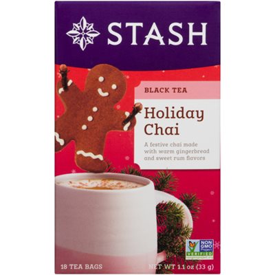 Stash Thé Noir Chai des Fêtes 18 Sachets 33 g