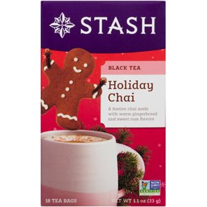 Stash Thé Noir Chai des Fêtes 18 Sachets 33 g